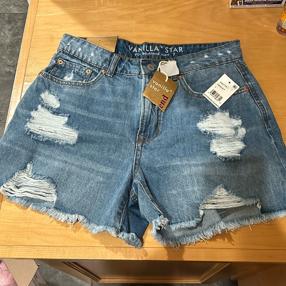 Vanilla Star 90's Boyfriend Short Super High Rise Size 7 - Picture 1 of 3